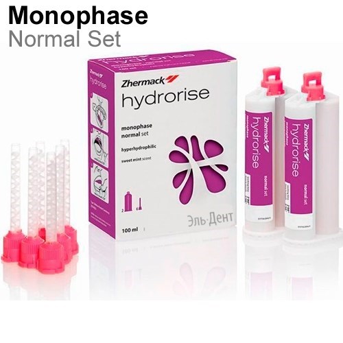 Hydrorise Monophase Normal Set (2х50мл), С207006, Zhermack 1231911852 - фото 450243