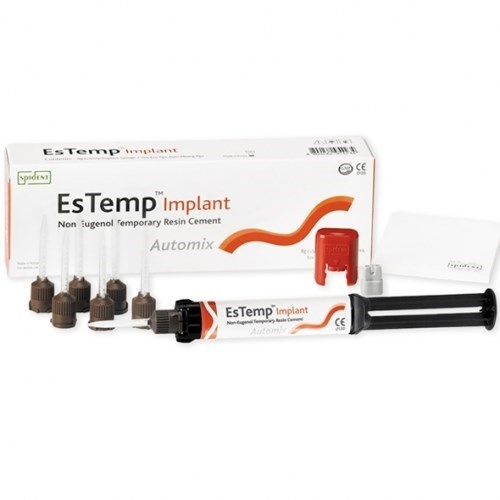 Es Temp Implant (Эс Темп Имплант) (8гр 1 шпр, 6 смеш. насадок,полипанель), Spident (Южная Корея) 0001912688 - фото 450618