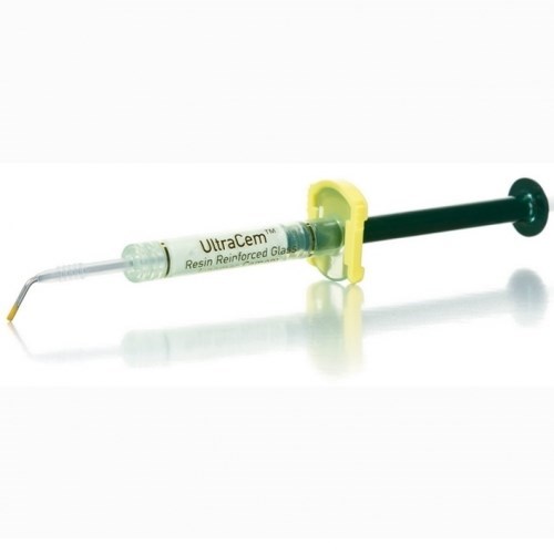UltraCem SpeedMix Syringe 1шпр.по 0,3г-усиленный стеклоиномерный цемент для фиксации коронок UL2058, Ultradent 1231910965 - фото 450772