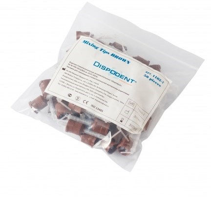 Насадки смешивающие Mixing Tips Brown (Коричневые) /50 шт., Dispodent 0001916390 - фото 450794