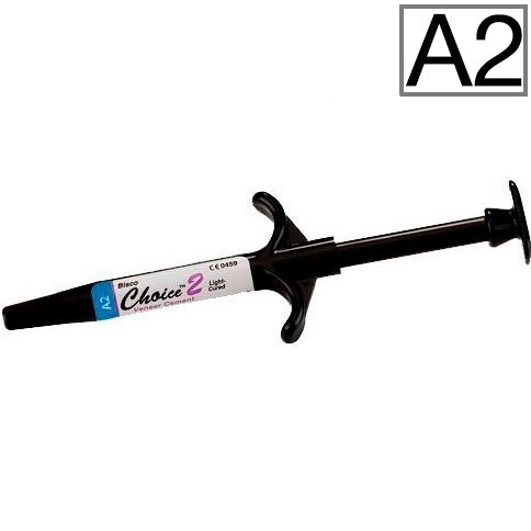 CHOICE 2-цемент для виниров, цвет A2 (1 шпр.4,5 гр), Bisco (США) C-411A2P 1231911917 - фото 450817