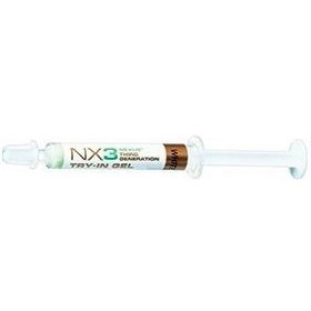 NX3 33658  Гель пробный, шприц 3г, Прозрачный, для цемента стоматологического. Kerr 0001915692 - фото 450843
