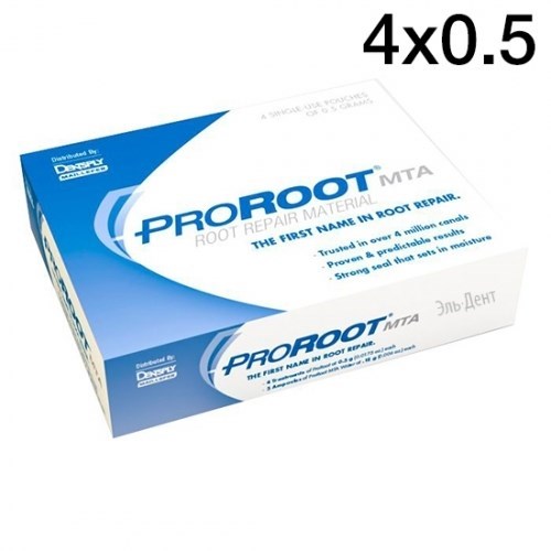 Pro Root Dentsply (4х0.5гр) материал для исправления дефектов и ремонта" корневых каналов 00000001721 - фото 451096