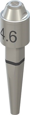 Репозиционируемый аналог абатмента для винтовой фиксации, Ø 4.6 мм, Stainless steel 025.0008 - фото 452885