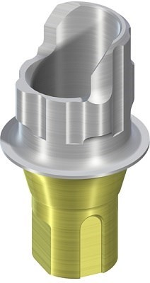 Абатмент Variobase NC для коронки AS, Ø 4,1 мм, H 3,5 мм, GH 1 мм, TAN, с винтом 022.0084 - фото 453054