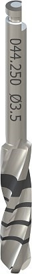 Короткое спиральное сверло PRO, Ø 3,5 мм, L 33 мм, Stainless steel 044.250 - фото 453717