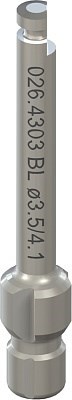 Короткое профильное сверло BL, Ø 4,1 мм, Stainless steel 026.4303 - фото 453785