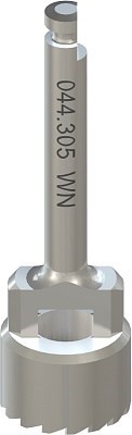 Фреза Bone profiler WN, L 25 мм, используется с направляющим цилиндром 049.082, Stainless steel 044.305 - фото 453808