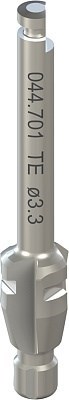 Короткое профильное сверло TE RN, Ø 3,3 мм, L 28 мм, Stainless steel 044.701 - фото 453809