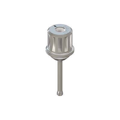 Короткая отвертка SCS для ключа-трещотки, L 21 мм, Stainless steel 046.401 - фото 453845
