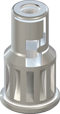 Переходник для метчика для хирургии по шаблонам, L 14 мм, Stainless steel 034.005 - фото 453868