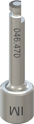 Экстра короткий переходник для наконечника, Stainless steel 046.470 - фото 453872