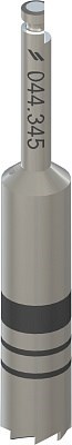 Средняя фреза для удаления имплантата, Ø 4,8 мм, L 37,5 мм, Stainless steel 044.345 - фото 453985