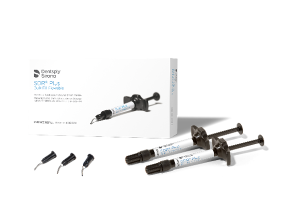 SDR plus Starter Kit - НАБОР в шприцах (2 шприца по 1 г ) - жидкотекучий материал для жевательных зубов. 61c130P - фото 456844