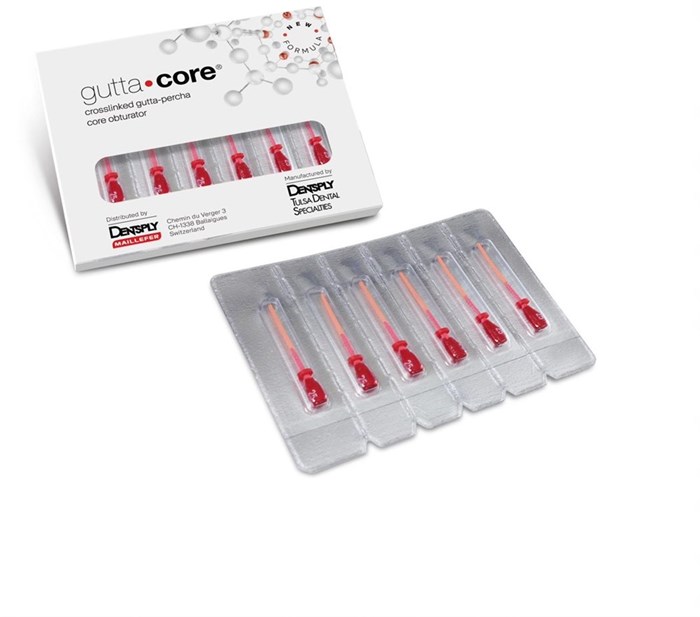 Dentsply GuttaCore - обтуратор из поперечно-сшитой гуттаперчи N25, 30 штук. A1703P0042500 - фото 457396