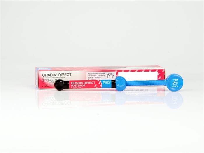 Gradia Direct (Syringe) POSTERIOR P-A3,5 - светоотверждаемый  реставрационный гибридный композит, 4,7 г  (Япония) 0110217GcPA35 - фото 457656