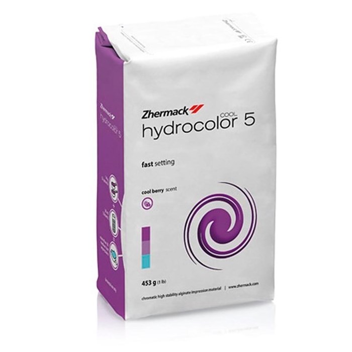 Слепочная масса Альгинатная HYDROCOLOR 5 для диагностических моделей в общей практике (пакет 453 г)  масса с быстрым схватыванием. C302120 - фото 459446