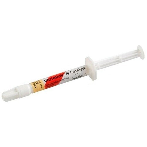 Variolink N Catalyst - композит двойного и светового отверждения, катализатор желтый, высокой вязкости, 2.5 г 632328AN - фото 459467