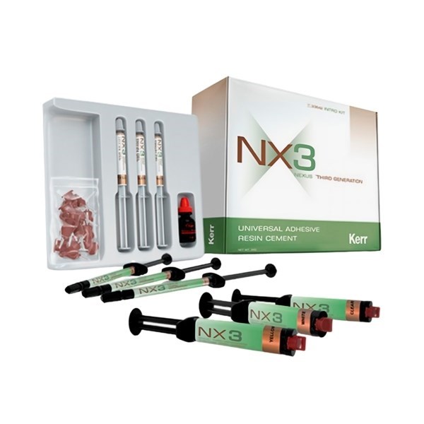 NX3 Intro Kit - композитный цемент для постоянной фиксации непрямых реставраций, включая виниры. 33642 - фото 459612