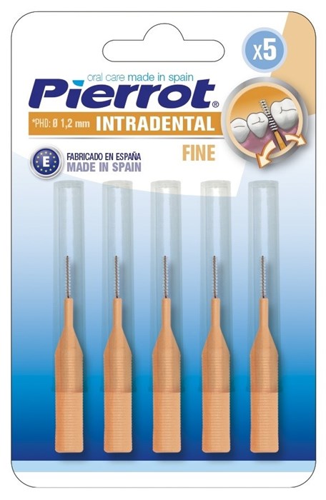 Ершики межзубные Pierrot Fine Interdental (1.2 мм) уп. 5 шт. 8411732104720 - фото 459943
