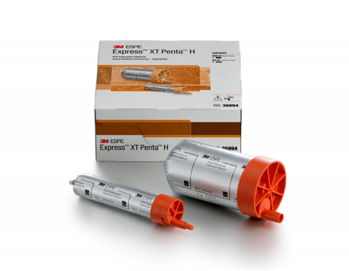 Слепочная масса Express XT Penta H (36894) для Pentamix (1 база + 1 катализатор) 7100023063/36894 - фото 459981