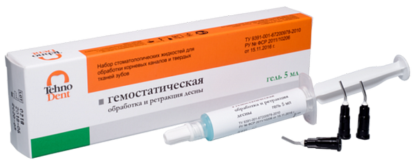 Гель гемостатический для ретракции, 5 мл. 001-41-005 - фото 460014