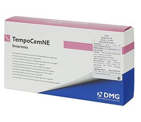 TEMPOCEM NE SMARTMIX временный цемент для коронок и мостов – 2 шприца по 11 г, 20 насадок. 212104 - фото 460210