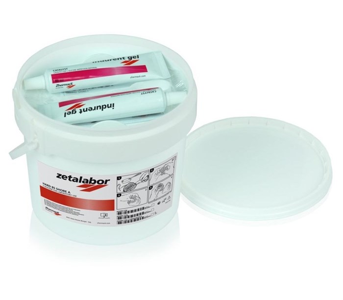 Zetalabor + Indurent gel  - С-силикон 5 кг+2 х60 гр (масса + катализатор) для использования в зуботехнической лаборатории. C400798 - фото 460219