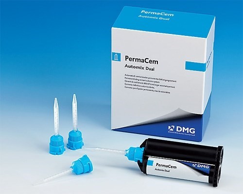 Цемент PermaCem-Automix Dual для фиксации мостовидных протезов, коронок, вкладок и виниров. 110524 - фото 460254