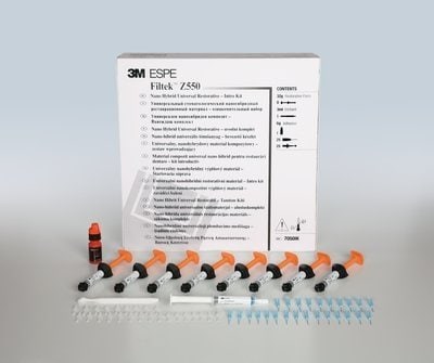 Набор Filtek Z550 (8 шприцев) + Filtek Ultimate СТ (1 шприц) + Single Bond 2 (6 мл) + Scotchbond Universal (3 мл) (7050IK_3920CT) 7100037336 - фото 460522