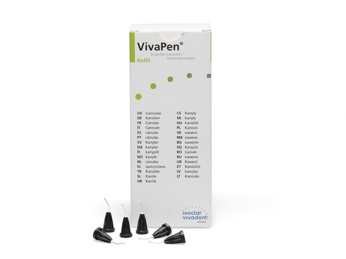Канюли со щеточкой VivaPen Snap-On Cannulas Refill 300 шт./уп. 745763 - фото 460669