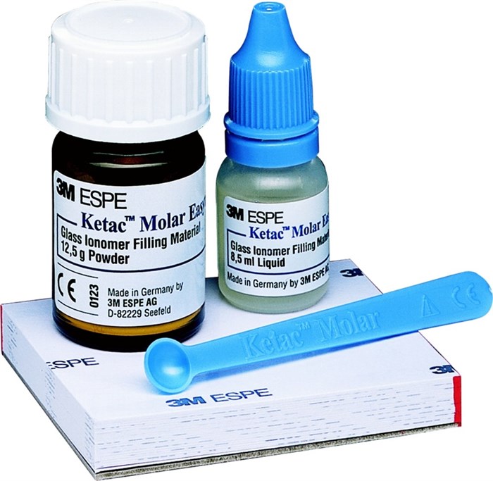Ketac-Molar Easymix ART  Пробный набор для ART методики: порошок А3 х 12,5 гр, жидкость х  8,5 мл (56633) 7100040504/56633 - фото 460844