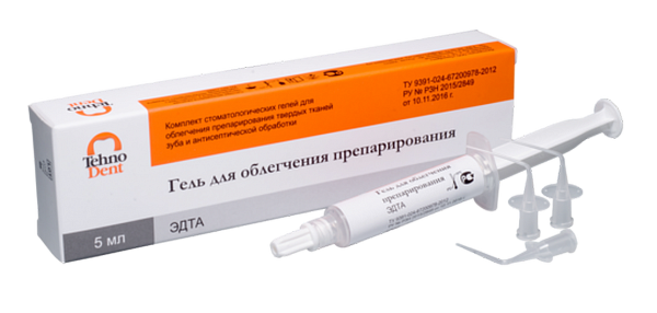 ТехноДент Гель ЭДТА  для расширения каналов (5 мл). 024-01-005 - фото 460906