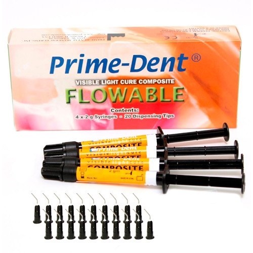 Composite текучий Флоу А3 Prime-Dent" (4 шпр х 2 гр + наконечники для шприцов 20 шт.) Набор st839621 - фото 460982