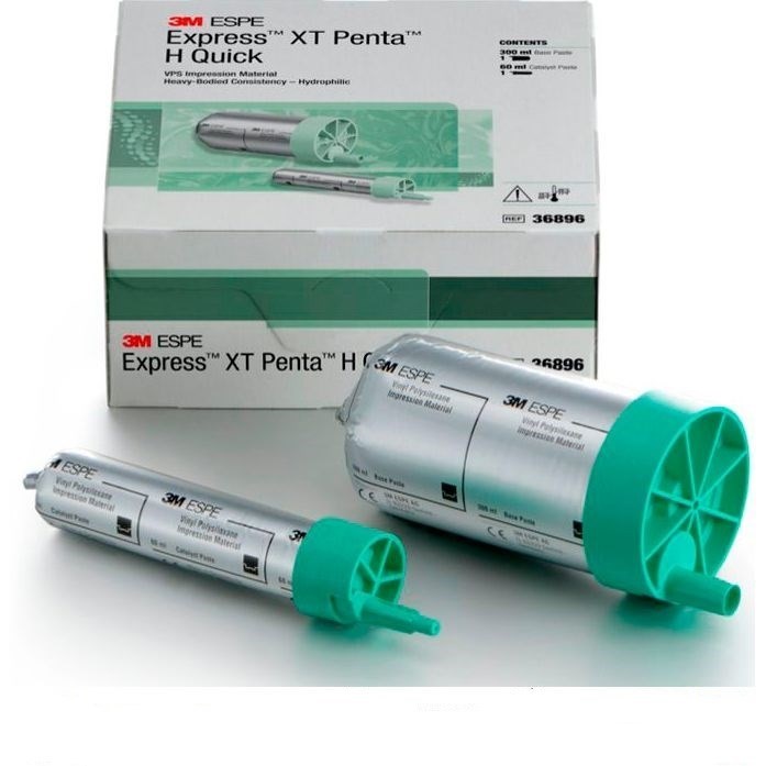 Слепочная масса Express XT Penta H Quick (36896) для Pentamix (1 база + 1 катализатор) 7100023062 - фото 461205
