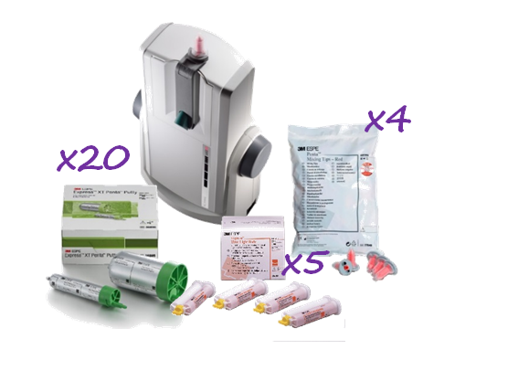 Express XT Penta Putty реф. 20 шт.+насадки Penta 200 шт.+Express Ultra Light body 5 шт.+Pentamix Lite. 7100110548стар - фото 461553
