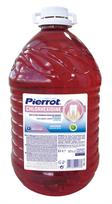 Ополаскиватель для полости рта Pierrot Chlorhexidine 5 л 8411732001333 - фото 461692