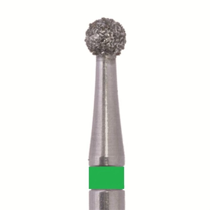 Бор алмазный 801 009 FG, зеленый, 5 шт. Форма: шар 801G.FG.009 - фото 462469