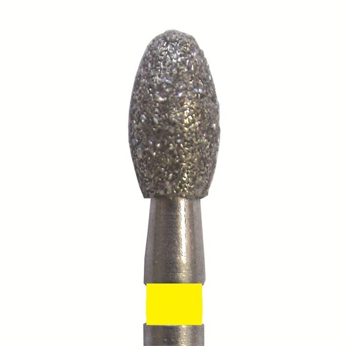 Бор алмазный 833 016 FG, желтый, 5 шт. Форма: яйцо 833EF.FG.016 - фото 462890