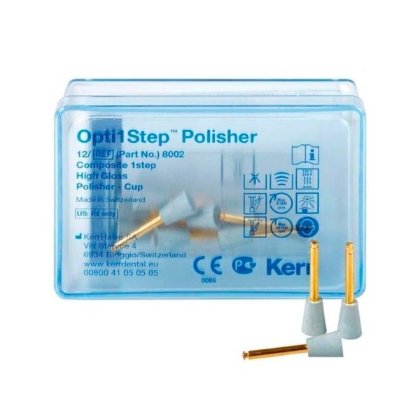 Головки Opti1Step™  полиры для композита чашечка", 12 шт. 8002 - фото 463026