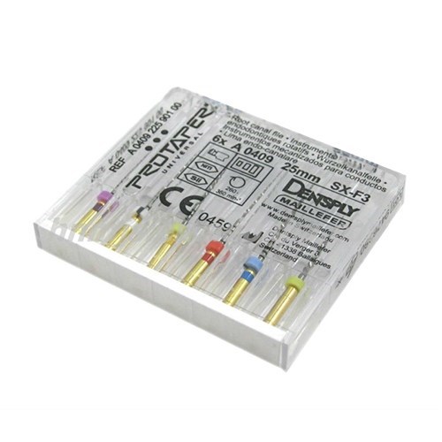 ProTaper Universal, 25 мм, S1/S2/F1 (6 шт) – машинный файл с прогрессирующей конусностью A040922500212 - фото 463054