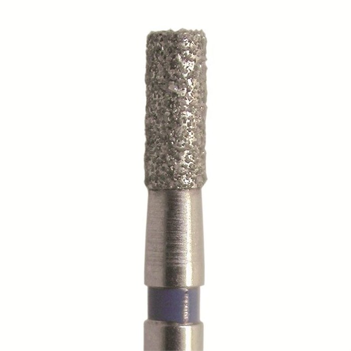 Бор алмазный 835 008 FG, синий, 5 шт. Форма: цилиндр с плоским концом 835.FG.008 - фото 463266