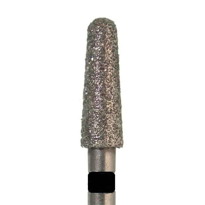Бор алмазный 849 014 FG, черный, 5 шт. Форма: конус с закругленным концом 849SG.FG.014 - фото 463300