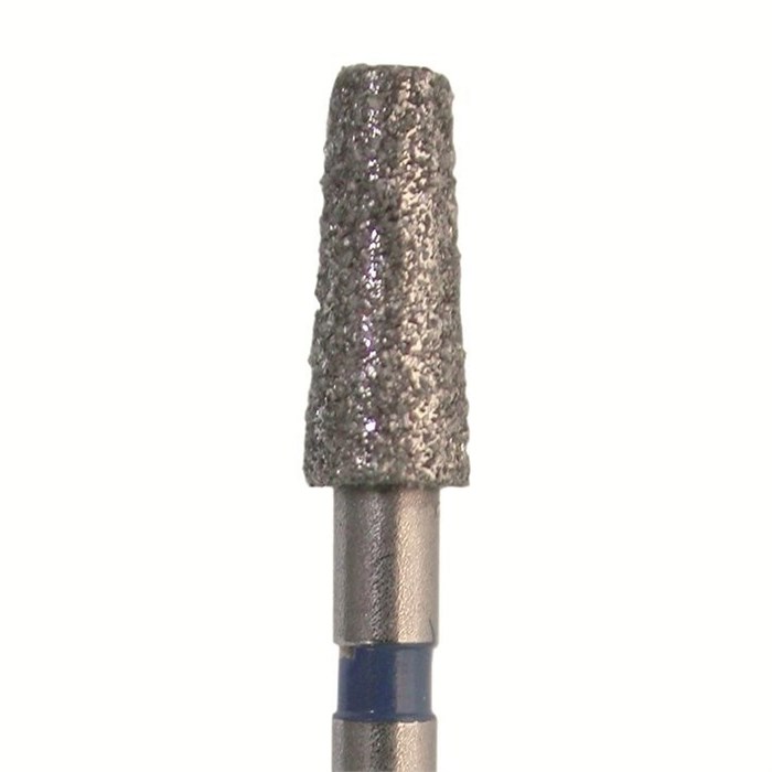 Бор алмазный SL846.FG.016, синий, 25 шт. Форма: конус с закругленным концом SL846.FG.016 - фото 463409