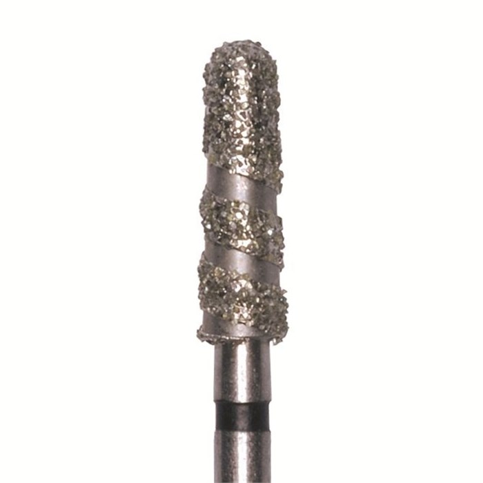 Бор алмазный 850P.FG.021 черный (5 шт), средней зернистости (64-126 мкм), конус с закругленным концом 850P.FG.021 - фото 463917