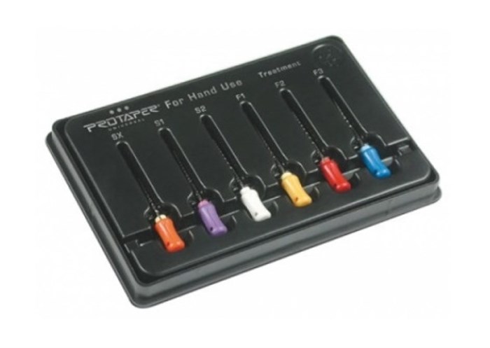 ProTaper Hand - ручные файлыРучные файлы ProTaper Hand F4/Протапер Хэнд 25мм, Dentsply-Maillefer (Швейцария) A041702510412 - фото 464058