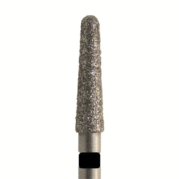 Бор алмазный 850SG.FG.021 черный (5 шт), сверхгрубый (151-213 мкм), конус с закругленным концом 850SG.FG.021 - фото 464146