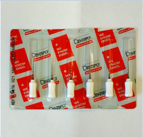 ProTaper  Univ. Hand use S2/21 мм 6 шт. - ручной файл с прогрессирующей конусностью (белый). A041602110212 - фото 464359