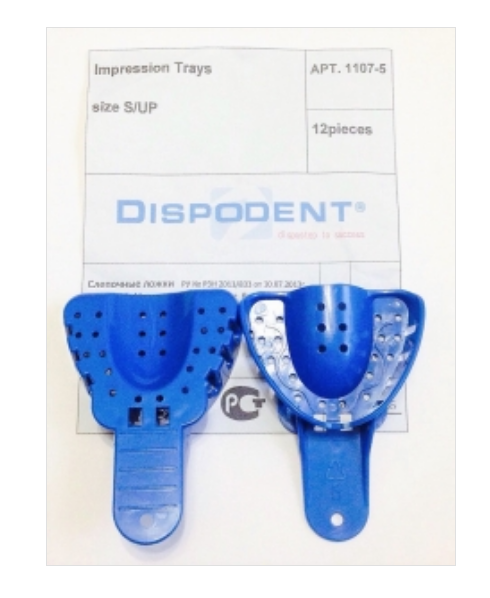 Ложка слепочная верхняя - Impression Trays - размер S/UP ,1 шт 1107-5 - фото 464946