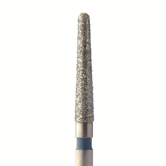 Бор алмазный SL852.FG.016, синий, 25 шт. Форма: конус с закругленным концом SL852.FG.016 - фото 465123